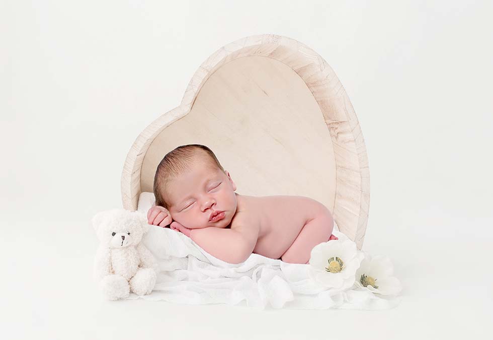 White Newborn Photoshoot