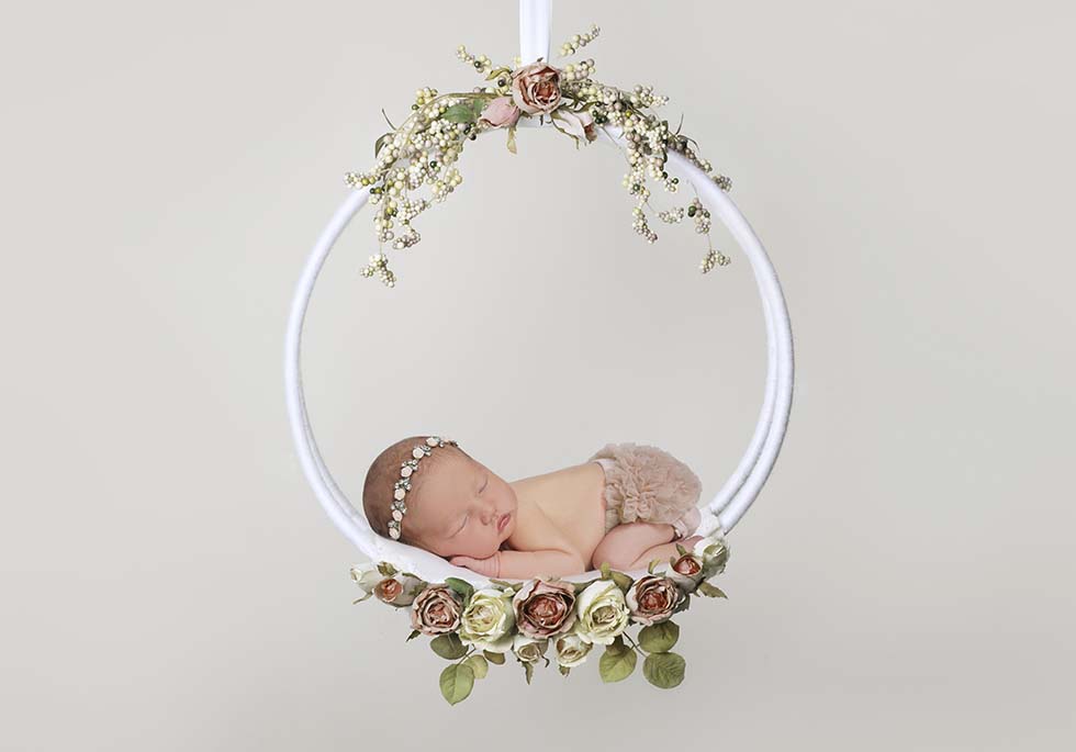 Newborn Roses Hoop Newborn baby photoshoot, newborn photo shoot, newborn photos, newborn photographer, newborn photo session, shy violet photography, tiny violets photography