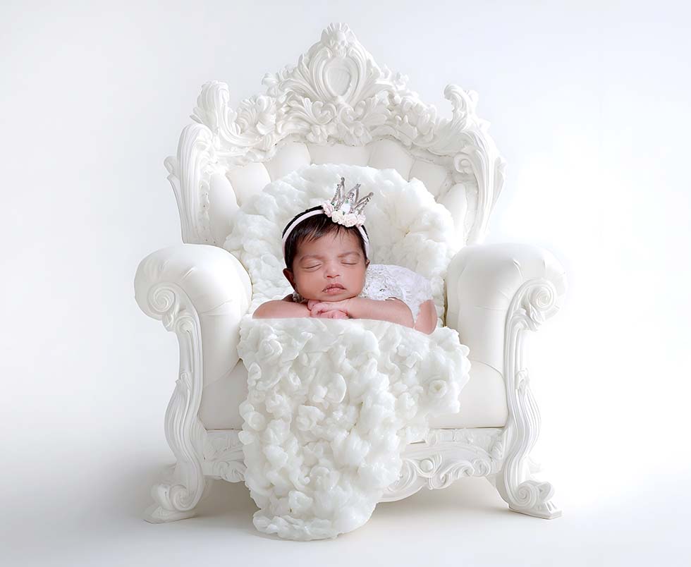 Newborn Photo - White Throne Newborn baby photoshoot, newborn photo shoot, newborn photos, newborn photographer, newborn photo session, shy violet photography, tiny violets photography